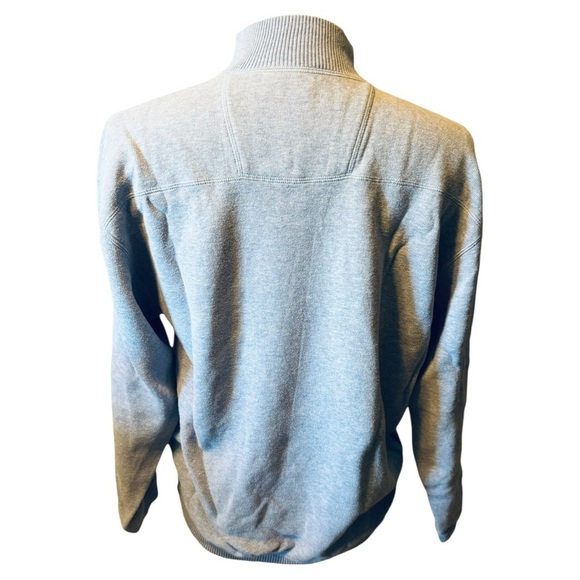 Tommy Bahama Reversible Men’s High Neck Sweater Quarter Zip XL Blue Tan - Picture 3 of 10